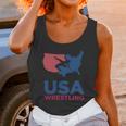 Usa Wrestling Eroded Unisex Tank Top Gifts for Women