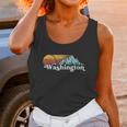 Vintage Washington State Retro Distressed Mountains Graphic Unisex Tank Top Gifts for Women