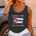 Viva Cuba Libre Patria Y Vida Unisex Tank Top Gifts for Women