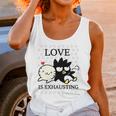 Badtz Maru Love Is Exhausting Valentine Unisex Tank Top Gifts for Women