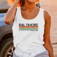 Baltimore Maryland Retro Vintage 80S Stripes Unisex Tank Top Gifts for Women