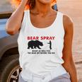 Bear Spray Unisex Tank Top Gifts for Women