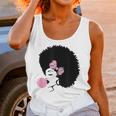 Black Girl With Bubble Gum Unisex Tank Top Gifts for Women