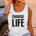 Choose Life 80S Retro Vintage Unisex Tank Top Gifts for Women