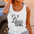 Cute Worlds Best Delilah Ever Unisex Tank Top Gifts for Women