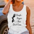 Dinglehopper Hair Dont Care Mermaid Funny Dingle Hopper Unisex Tank Top Gifts for Women