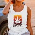 Funny Marijuana For Men Blaze It Unisex Tank Top Gifts for Women