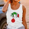 Grinch Arm Holding Ornament T-Shirt Unisex Tank Top Gifts for Women