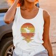 Honey Badger 70S Retro Sunset Vintage Honey Badger Unisex Tank Top Gifts for Women