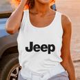 Jeep Classic Word Art Unisex Tank Top Gifts for Women