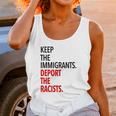 Keep The Immigrants Deport The Racists Unisex Tank Top Gifts for Women