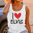 I Love Elvis Name Personalized Men Guy Bff Friend Heart Boys Unisex Tank Top Gifts for Women