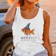 Mindset Motivational Quote Cute Goldfish Shark Unisex Tank Top Gifts for Women