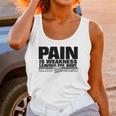 Navy Seals Pain Is Weakness Leaving The Body Unisex Tank Top Gifts for Women