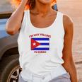 Im Not Yelling I Am Cuban Cuba Cubans Adjustable Trucker Hat Cap Unisex Tank Top Gifts for Women