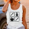 Pen Pineapple Apple Pen A Nice Funny Humor Unisex Tank Top Gifts for Women