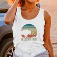 Retro Yellowstone National Park Vintage Buffalo Geyser Gift Unisex Tank Top Gifts for Women