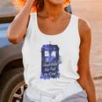 Ripple Junction Doctor Who Laugh Hard Run Fast Watercolor Tardis Junior Unisex Tank Top Gifts for Women