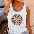 The Saint Benedict Medal Catholic Unisex Tank Top Gifts for Women