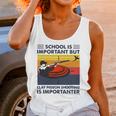 School Is Important But Clay Pigeon Shooting Is Importanter Vintage Shirt Unisex Tank Top Gifts for Women