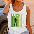 St Patricks Day Lucky Shooting Funny Sport Lovers Gift Unisex Tank Top Gifts for Women