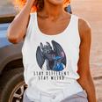 Stitch And Toothless Stay Different Stay Weird Unisex Tank Top Gifts for Women