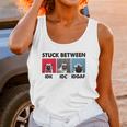 Stuck Between Idk Idc Pug Dog Unisex Tank Top Gifts for Women