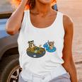 Swimming Yogi Bear Unisex Tank Top Gifts for Women