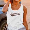 Ugp Campus Apparel Hometown Baseball Script Hometown Unisex Tank Top Gifts for Women