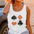 Vintage Poker Playing Cards Unisex Tank Top Gifts for Women