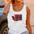 Washington State Seattle Flannel Plaid Unisex Tank Top Gifts for Women