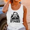 When It Rains It Poes Funny Edgar Allan Poe Unisex Tank Top Gifts for Women